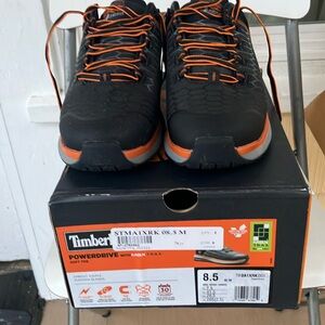 Timberland PRO Powerdrive MaxTrax Slip & Oil Resistant Athletic Shoe mens 8.5